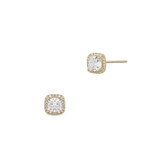 Kolczyki złote z cyrkoniami