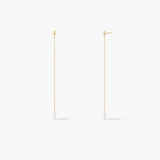 Kolczyki złote z cyrkonią