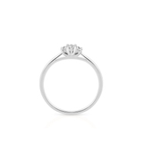 Pierścionek zaręczynowy złoty z brylantem