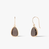 Kolczyki złote z chryzoberylem