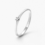 Pierścionek zaręczynowy złoty Jedyny