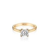 Pierścionek zaręczynowy złoty Niezwykły