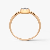 Pierścionek złoty z brylantem