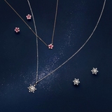 Kolczyki złote kolorowe gwiazdy