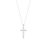 Wisiorek srebrny krzyżyk