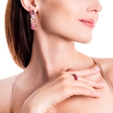 Kolczyki złote Lunapark