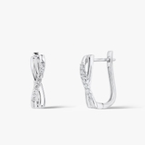 Kolczyki złote z diamentami