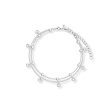 Bransoleta srebrna z cyrkoniami