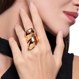 Pierścionek różowe złoto PASQUALE BRUNI