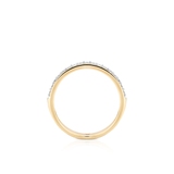 Pierścionek złoty z diamentami