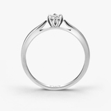 Pierścionek zaręczynowy złoty Romantyczny