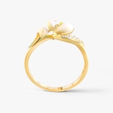 Pierścionek srebrny Kwiaty Nocy Konwalia