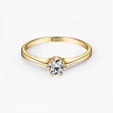 Pierścionek zaręczynowy złoty Jedyny