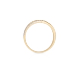 Pierścionek złoty z cyrkoniami