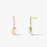 Kolczyki srebrne Kwiaty Nocy Konwalia