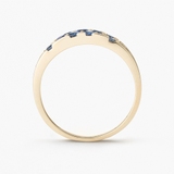 Pierścionek złoty Kwiaty Nocy Borówka