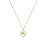 Naszyjnik złoty z motywem drzewa