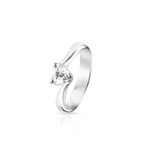 Pierścionek białe złoto RECARLO