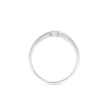 Pierścionek srebrny z cyrkonią