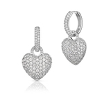 Kolczyki srebrne z cyrkoniami Emblems