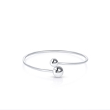 Bransoleta srebrna basic