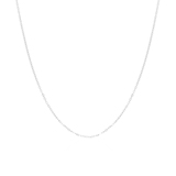 Klasyczny łańcuszek z białego złota