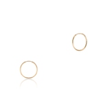 Kolczyki złote koła