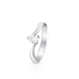 Pierścionek białe złoto Recarlo