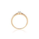 Pierścionek zaręczynowy z brylantem