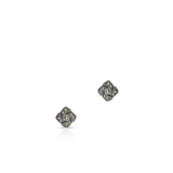 Kolczyki srebrne z markasytami