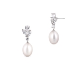 Kolczyki złote z perłą Ceremonials