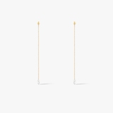 Kolczyki złote z cyrkonią