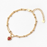 Bransoleta srebrna Czułość