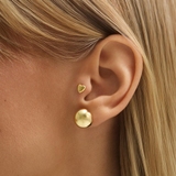 Kolczyk pozłacane serce