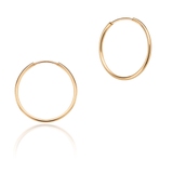 Kolczyki złote koła