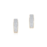 Kolczyki złote z diamentami