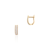 Kolczyki złote z cyrkoniami Ceremonials