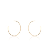 Kolczyki złote półkola