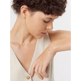 Kolczyki srebrne pozłacane z cyrkoniami