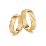 Obrączka złota AMETTA męska