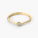 Pierścionek zaręczynowy złoty Jedyny