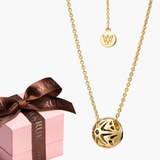 Naszyjnik srebrny z czarną cyrkonią i diamentem