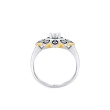 Pierścionek srebrny Retro