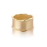 Pierścionek srebrny pozłacany