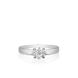 Pierścionek zaręczynowy złoty Szczęśliwy