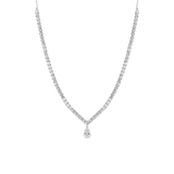 Naszyjnik złoty z cyrkoniami Ceremonials