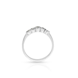 Pierścionek srebrny z markasytami