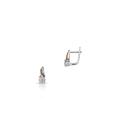 Kolczyki złote z diamentami i brylantami