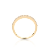 Pierścionek złoty z diamentami