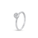 Pierścionek srebrny z cyrkoniami